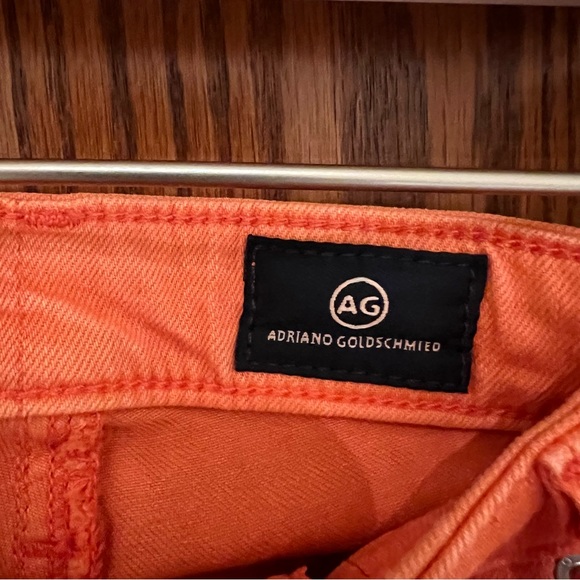 Adriano Goldschmied Stilt Roll-Up Papaya Jeans 27 NWT - Picture 11 of 13